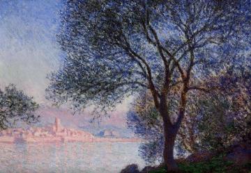 Antibes Seen from the Salis Gardens Artwork by Claude Oscar Monet