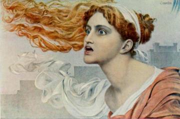 Cassandra Artwork by Anthony Frederick Sandys