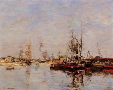 Entrance to the Port of Le Havre Artwork by Eugène-Louis Boudin