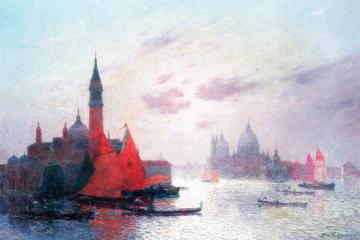 View of the Grand Canal, Venice Artwork by Ferdinand du Puigaudeau