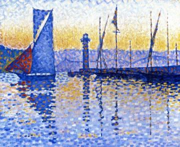 The Lighthouse, Saint-Tropez Artwork by Paul Signac