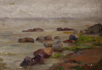 Coastal Landscape (kystlandskap) Artwork by Andreas Singdahlsen
