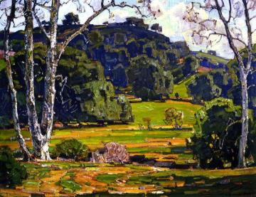 Beloved Oaks and Sycamores Artwork by William Wendt