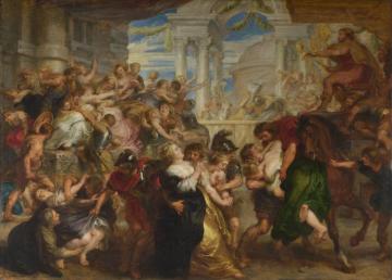 The Rape Of The Sabine Women Artwork by Peter Paul Rubens