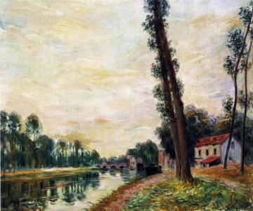The Banks of the Loing Artwork by Alfred Sisley