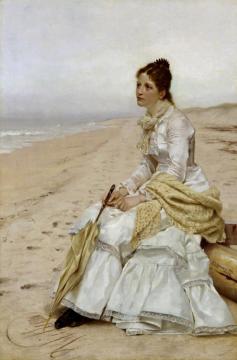 Waiting For William Artwork by John George Brown