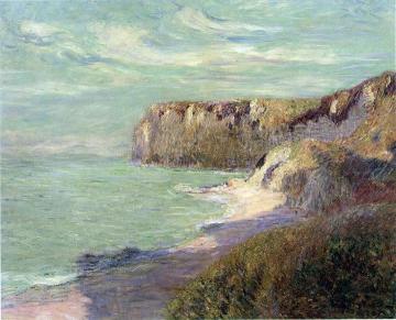 Cliffs at Saint Jouin Artwork by Gustave Loiseau