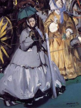 Women At The Races Artwork by Edouard Manet