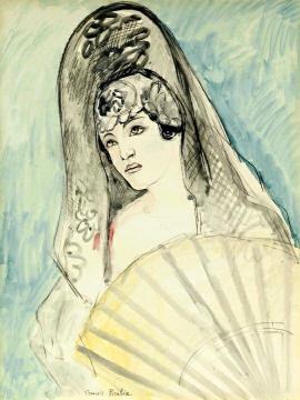 Spanish Woman Artwork by Francis Picabia