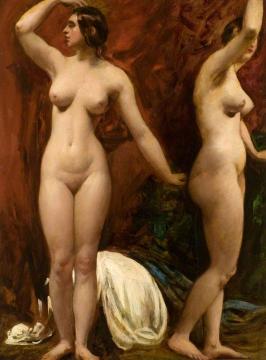 Studies Of A Female Model Artwork by William Etty