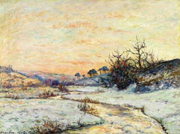 Morning in Winter, Vallee du Ris, Douardenez Artwork by Maxime Maufra