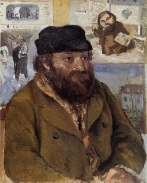 Portrait of Paul Cezanne Artwork by Camille Pissarro