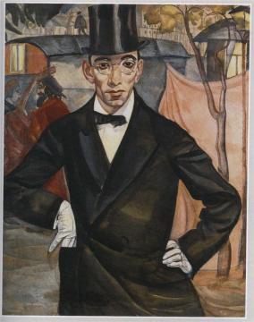 Portrait of Photographer M.A. Scherling Artwork by Boris Grigoriev