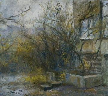 April. My studio Artwork by Tatiana Yablonskaya