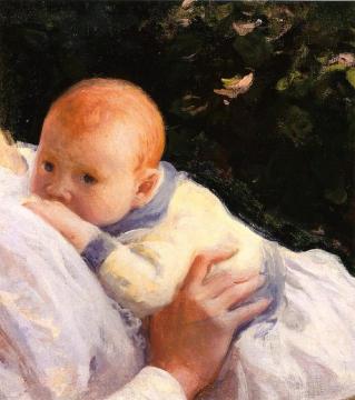 Theodore Lambert DeCamp as an Infant Artwork by Joseph DeCamp