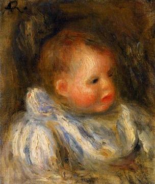 Portrait of Coco Artwork by Pierre Auguste Renoir