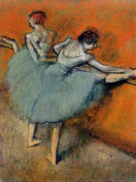 Dancers at the Barre Artwork by Edgar Degas