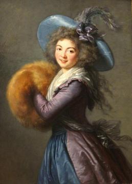 Portrait of Madame Mole-Raymond Artwork by Elisabeth Vigee Le Brun