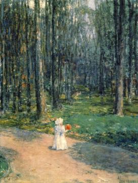 Central Park Artwork by Frederick Childe Hassam