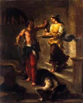 The Beheading of John the Baptist Artwork by Eugène Delacroix
