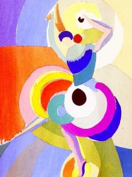 Flamenco Dancer Artwork by Sonia Delaunay