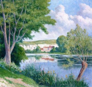 Banks Of The Seine Artwork by Maximilien Luce