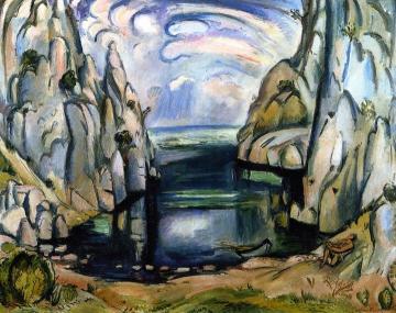 The En-Vau Cove Artwork by Emile-othon Friesz