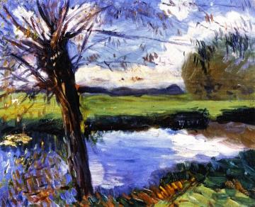 River Bank, near Oxford Artwork by John Singer Sargent