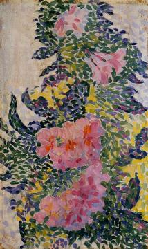 Flowers Artwork by Henri Edmond Cross