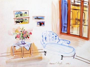 The Atelier at Perpignan Artwork by Raoul Dufy