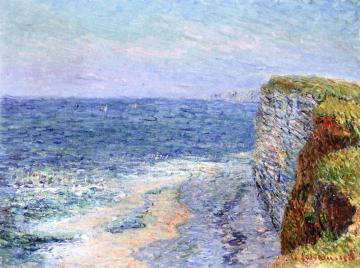 The Beach at Etretat Artwork by Gustave Loiseau