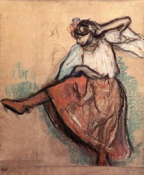 Russian Dancer Artwork by Edgar Degas
