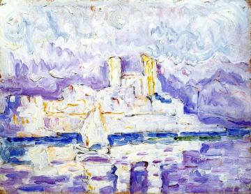Morning Mist, Antibes Artwork by Paul Signac