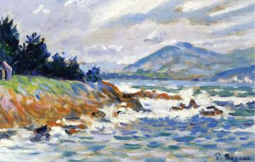 Saint Tropez, Coup de Vent d'Est Artwork by Paul Signac