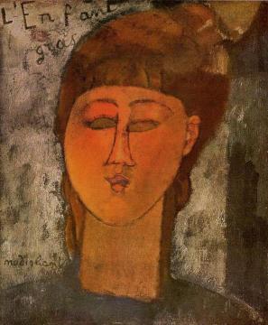 The Fat Child Artwork by Amedeo Modigliani