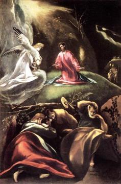 The Agony in the Garden Artwork by El Greco