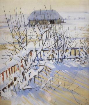 Winter landscape. Neskuchnoye Artwork by Zinaida Serebriakova