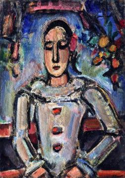 Pierrot Artwork by Georges Rouault