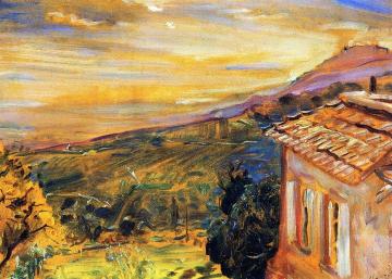 Neukastel, View Toward Leinsweiler Artwork by Max Slevogt