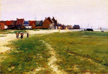 The Brittany Coastline Artwork by Colin Campbell Cooper
