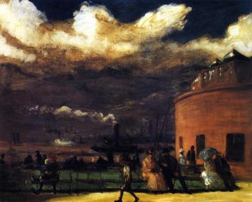 Battery Park Artwork by William James Glackens