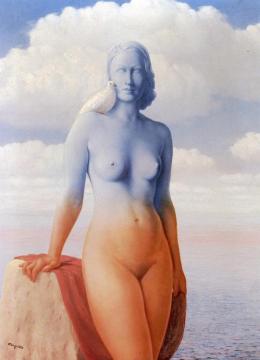 La marie noir Artwork by Rene Magritte