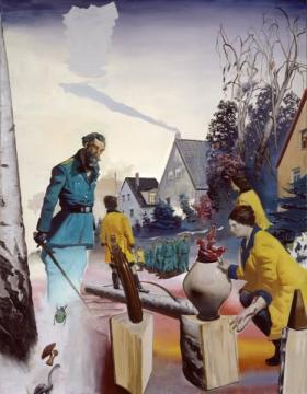 Schmerz Artwork by Neo Rauch