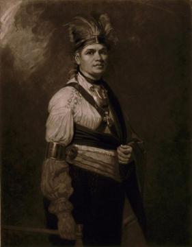 Joseph Fayadaneega, called the Brant, the Great Captain of the Six Nations Artwork by John Raphael Smith