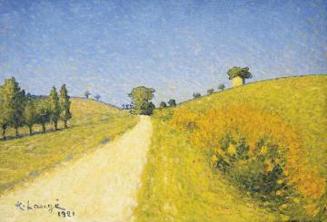 Les Genets a Cailhau Artwork by Achille Lauge