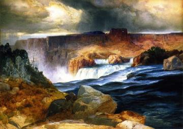 Shoshone Falls, Snake River, Idaho Artwork by Thomas Moran