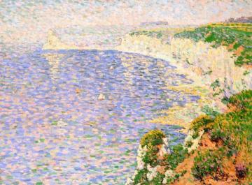 View of the Cliffs at Etretat Artwork by Claude-Emil Schuffenecker