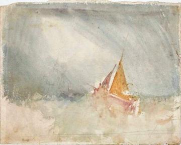 Ship and Cutter Artwork by Joseph Mallord William Turner