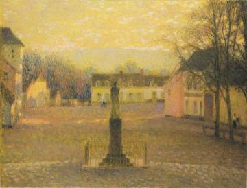 Small Villa in Afternoon Artwork by Henri Le Sidaner