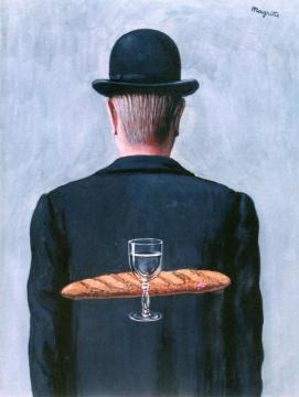 L'ami Intime Artwork by Rene Magritte